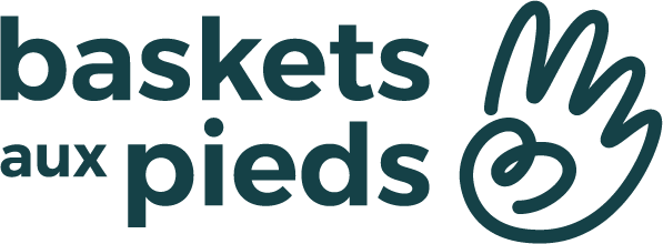 Logo basket aux pieds