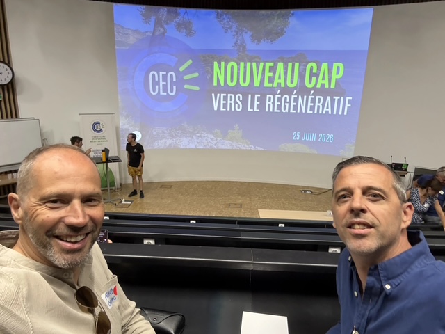 Matthieu Meusnier et Arnaud Pinte lors de la session CEC Nouveau Cap 2026